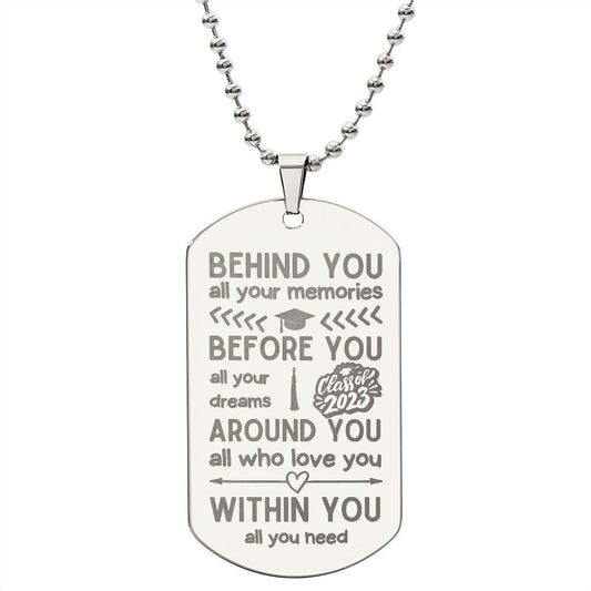 Engraved Graduation Dog Tag for your Loved Ones 🎓