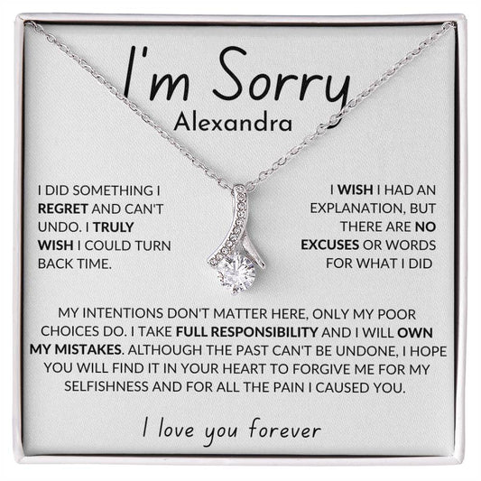 I'm Sorry Gift for Her | Alluring Beauty Necklace