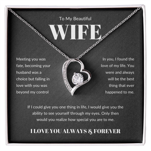 To My Wife | Love Knot Necklace