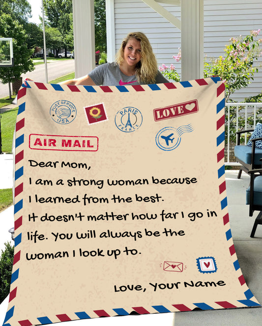 Personalized Mom Blanket - 50 x 60