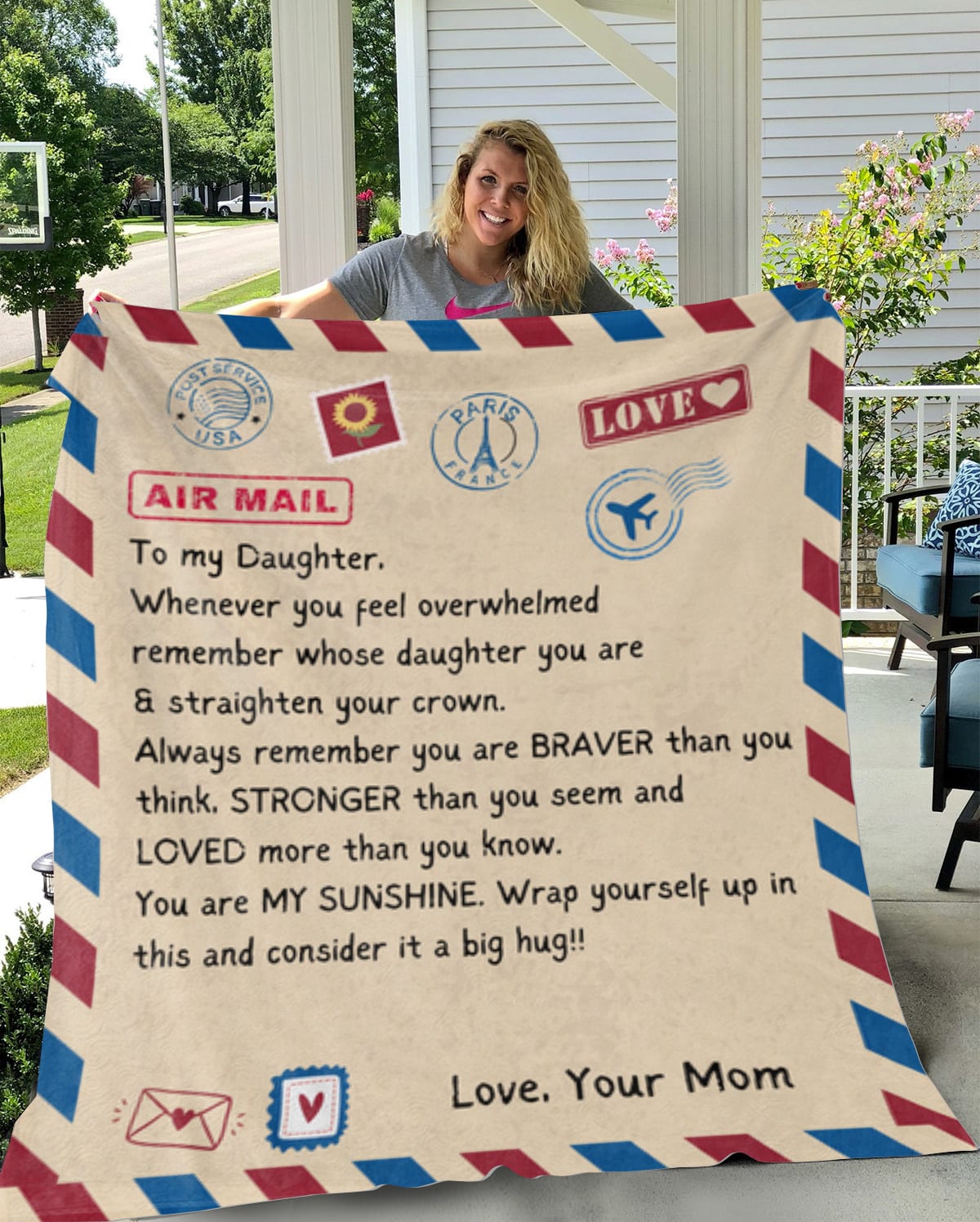 To My Daughter |  Cozy Plush Fleece Blanket