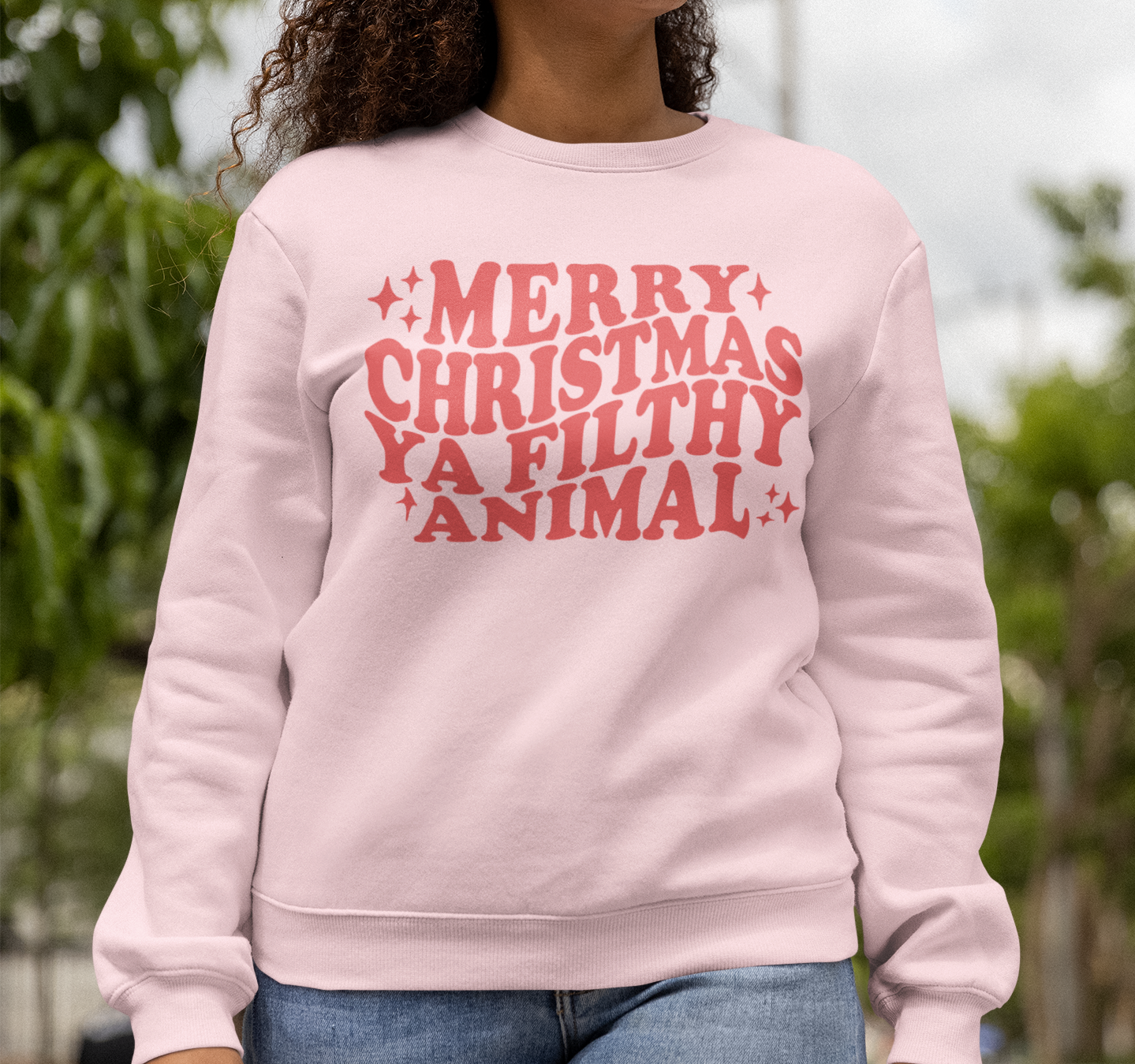 Merry Christmas Ya Filthy Animal | Sweatshirt