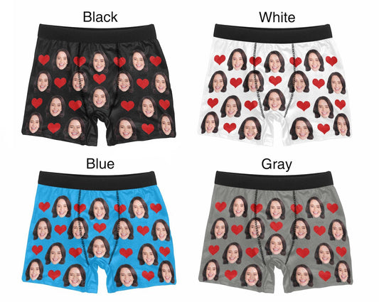 Personalized Boxers | Add Your Face To His Boxers